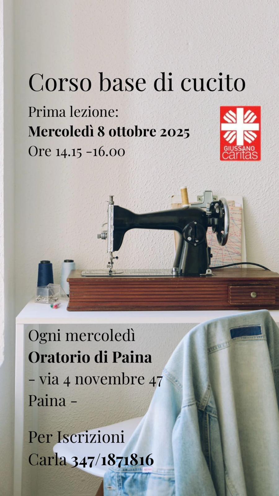 Corso base di cucito